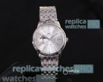 High Quality Knockoff IWC Schaffhausen White Dial Stainless Steel Automatic Watch